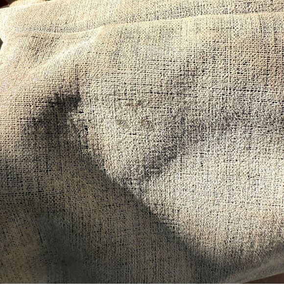 Donald Pliner tan silver hobo bag tote purse suede - Picture 12 of 15